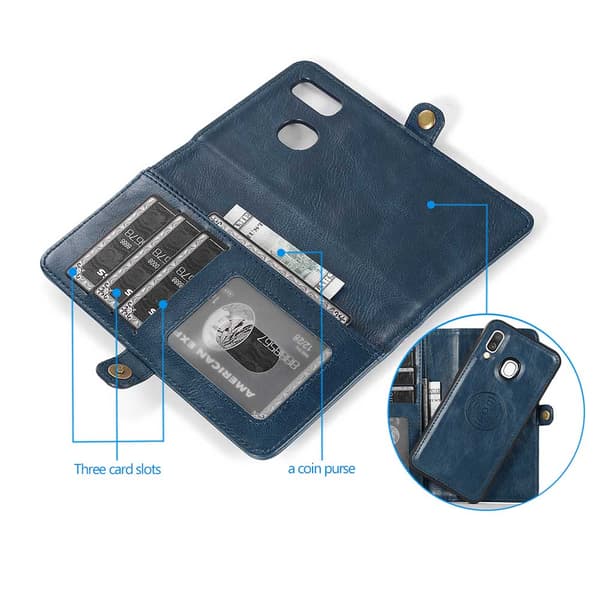 Samsung Galaxy A40 - Robust Plånboksfodral Dubbelfunktion