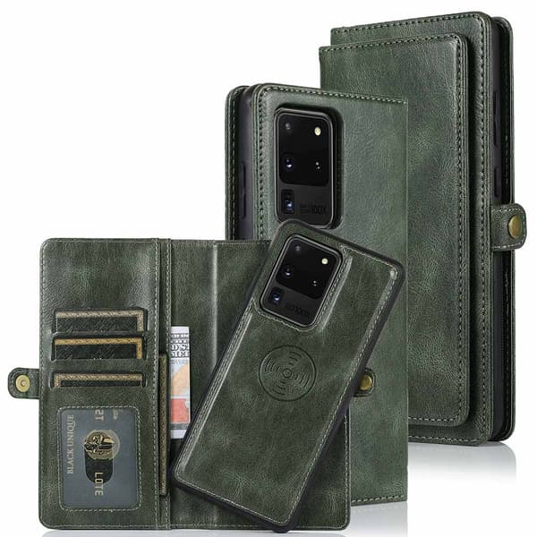 Samsung Galaxy S20 Ultra - Praktiskt Dubbelt Plånboksfodral