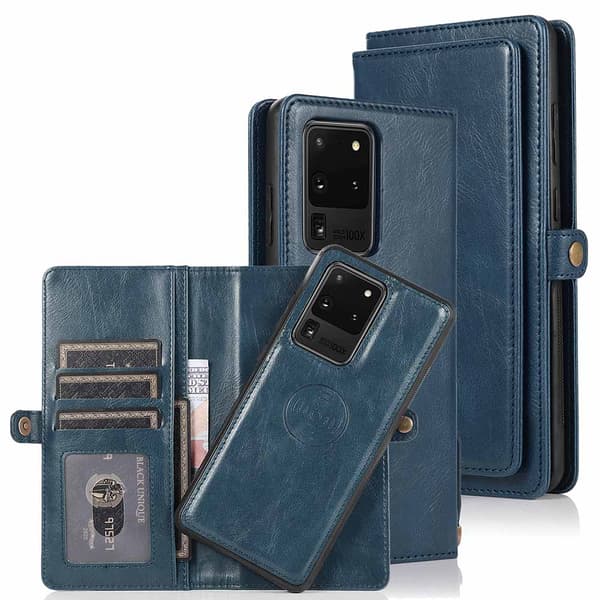 Samsung Galaxy S20 Ultra - Praktiskt Dubbelt Plånboksfodral