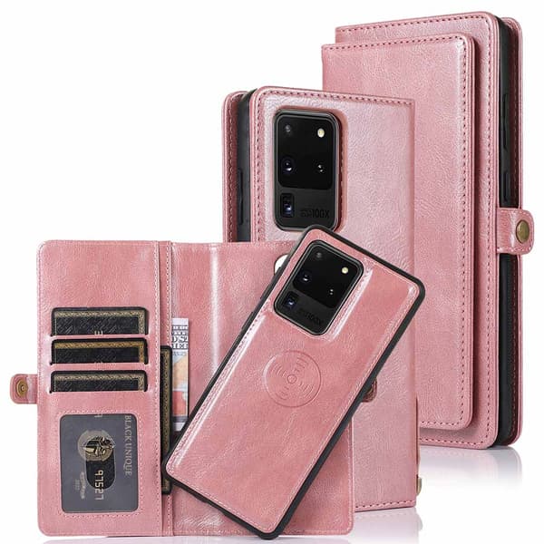 Samsung Galaxy S20 Ultra - Praktiskt Dubbelt Plånboksfodral