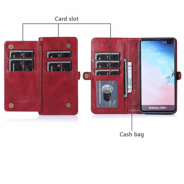 Professionellt Plånboksfodral - Samsung Galaxy S10 Plus