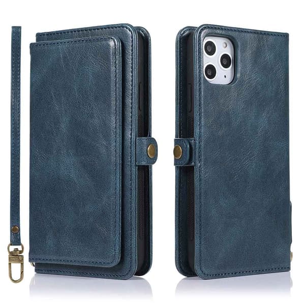 iPhone 11 Pro Max - Praktiskt Dubbelt Plånboksfodral