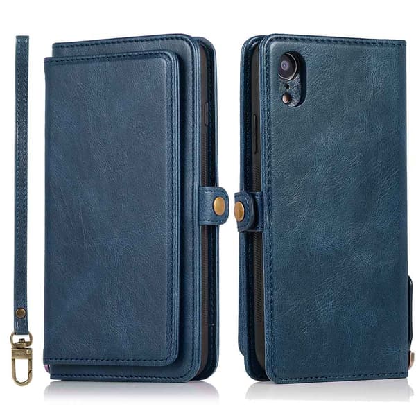 iPhone XR - Stilsäkert Dubbelfunktions Plånboksfodral