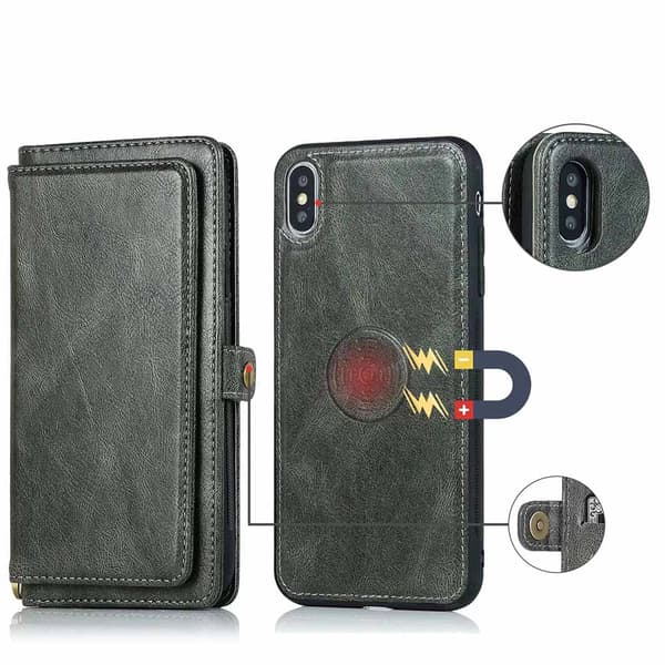 iPhone X/XS - Smart Genomtänkt Plånboksfodral