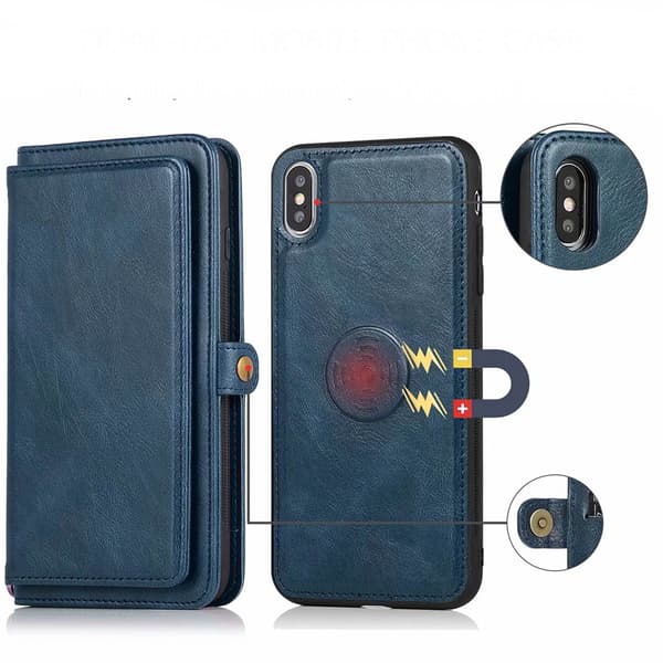 iPhone X/XS - Smart Genomtänkt Plånboksfodral