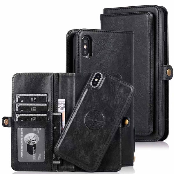 iPhone XS Max - Robust Praktiskt Plånboksfodral