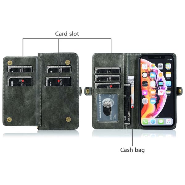 iPhone XR - Genomtänkt Skyddande Plånboksfodral
