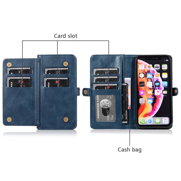 iPhone XR - Genomtänkt Skyddande Plånboksfodral