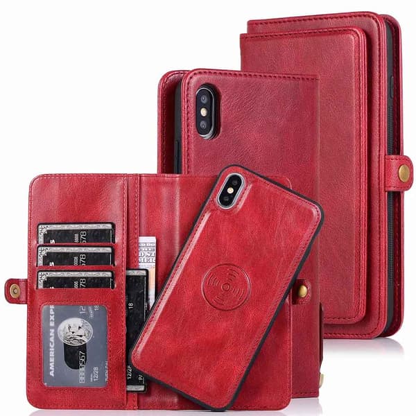 iPhone X/XS - Robust Kraftfullt Plånboksfodral