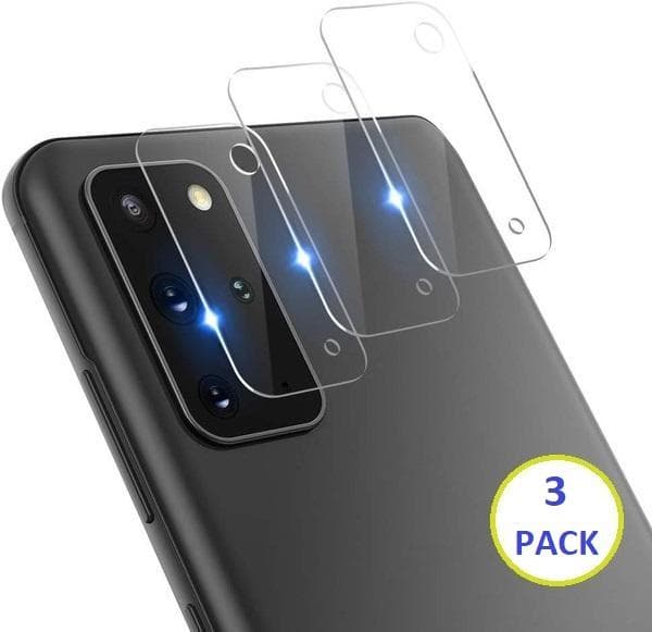 3-PACK Samsung Galaxy S20 Plus Bak kamera Skärmskydd