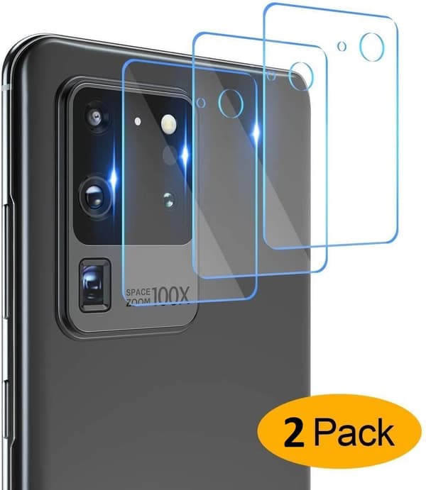 2-Pack Samsung Galaxy S20 Ultra Bak kamera Skärmskydd