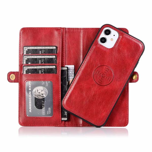 iPhone 11 - Genomtänkt Dubbelt Plånboksfodral