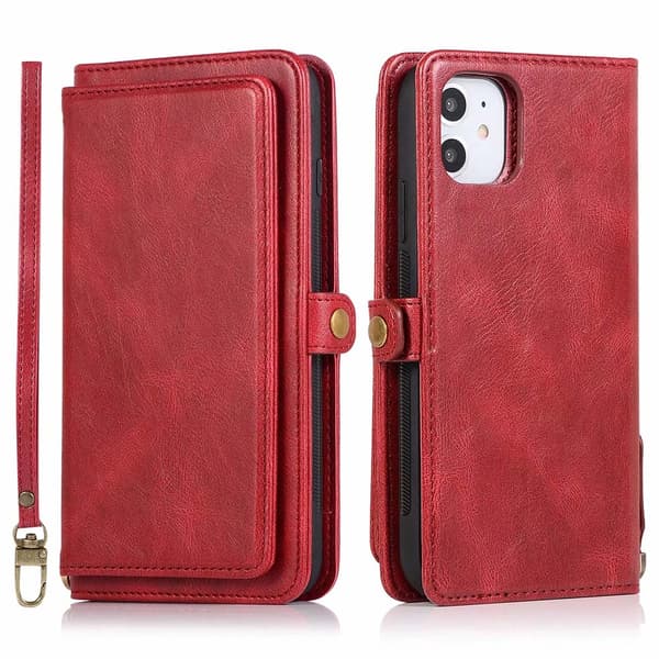 iPhone 11 - Genomtänkt Dubbelt Plånboksfodral