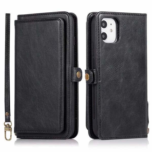 iPhone 11 - Genomtänkt Dubbelt Plånboksfodral
