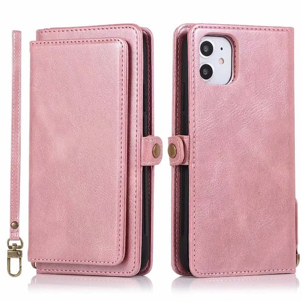 iPhone 11 - Genomtänkt Dubbelt Plånboksfodral