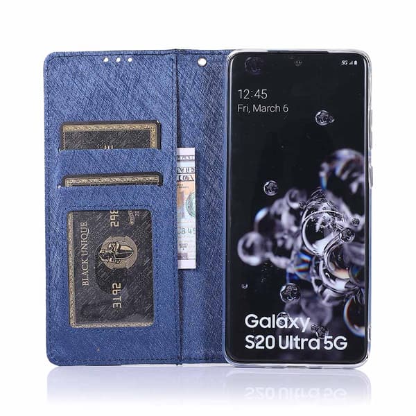 Samsung Galaxy S20 Ultra - Praktiskt Plånboksfodral