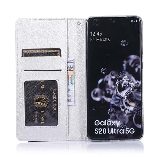 Samsung Galaxy S20 Ultra - Praktiskt Plånboksfodral