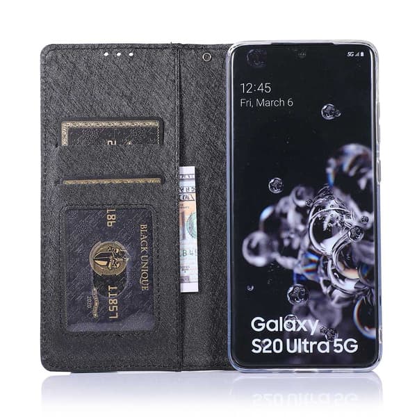 Samsung Galaxy S20 Ultra - Praktiskt Plånboksfodral