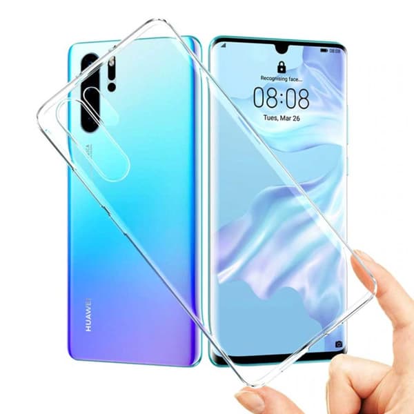 Tunt Genomskinligt Mobilskal Huawei P30 Transparent
