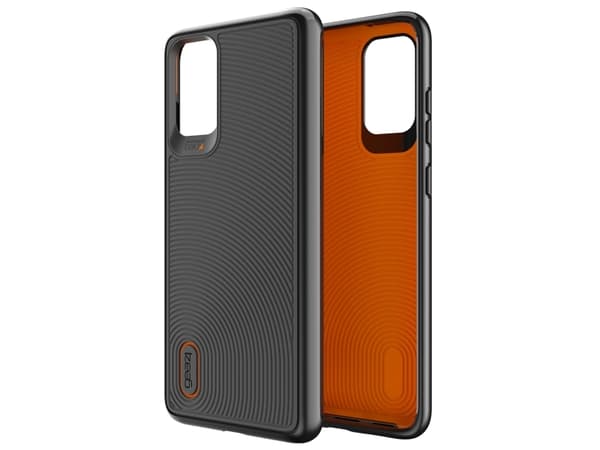 GEAR4 Battersea, Suojus, Samsung, Galaxy S20+/S20+ 5G, 17 cm (6.7"), Musta, Oranssi