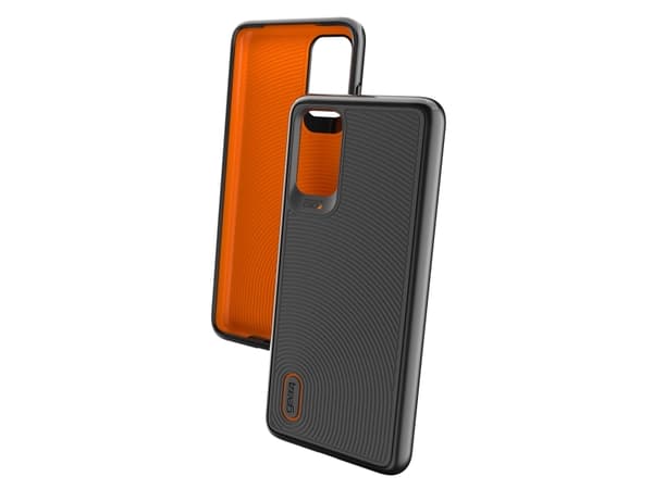 GEAR4 Battersea, Suojus, Samsung, Galaxy S20+/S20+ 5G, 17 cm (6.7"), Musta, Oranssi