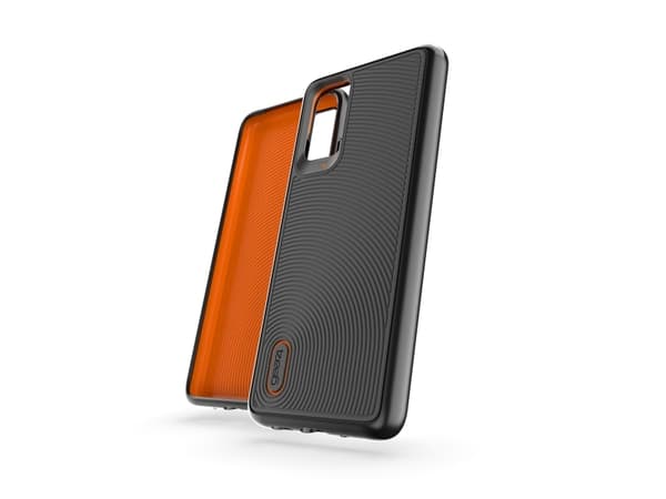 GEAR4 Battersea, Suojus, Samsung, Galaxy S20+/S20+ 5G, 17 cm (6.7"), Musta, Oranssi