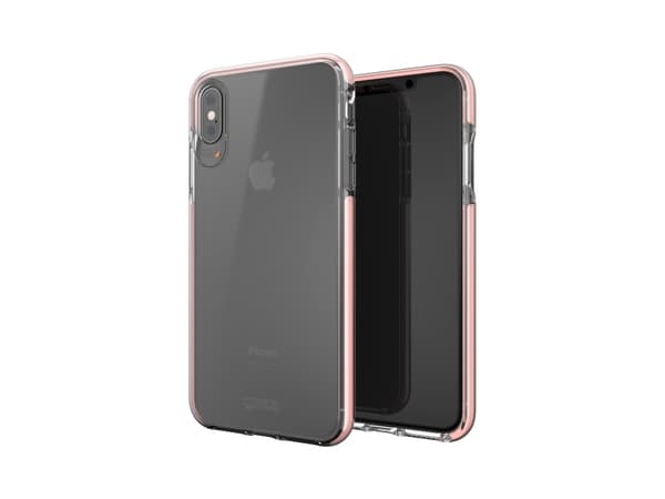GEAR4 Piccadilly, Etui, Apple, iPhone XS MAX, 16,5 cm (6.5"), Rosegull, Gjennomsiktig