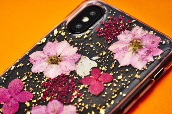 Puro Etui Glam Hippie Chic Cover iPhone XR zielone