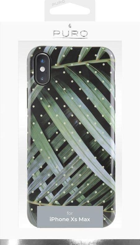 Puro PURO Glam Tropical Leaves - Etui iPhone Xs Max (Brilliant Leaves)