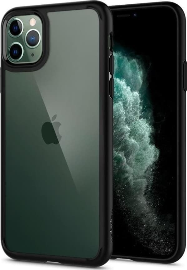 Spigen Ultra Hybrid, Etui, Apple, iPhone 11 Pro, Sort