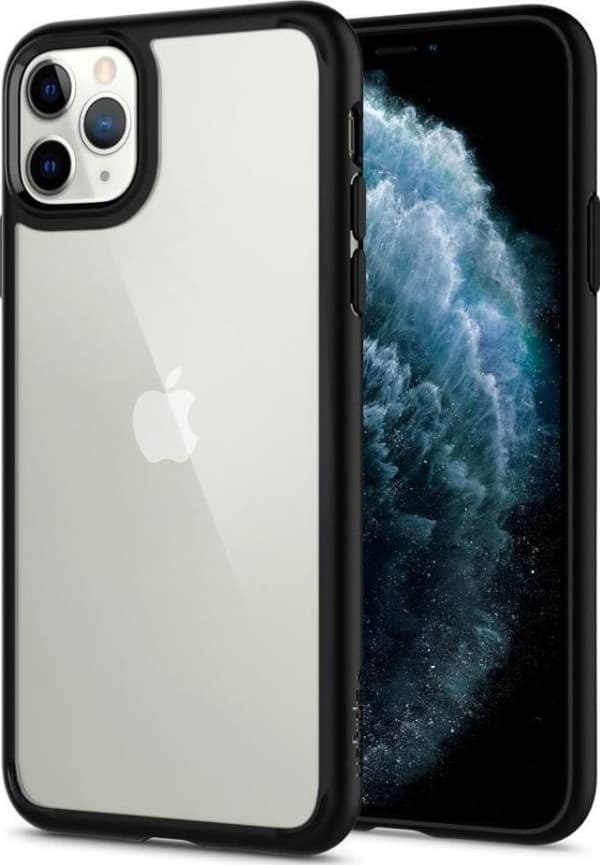 Spigen Ultra Hybrid, Etui, Apple, iPhone 11 Pro, Sort