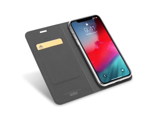 nevox VARIO, Avattava kotelo, Apple, iPhone XR, 15,5 cm (6.1"), Harmaa