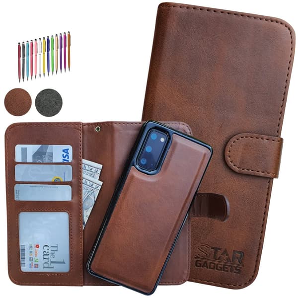 Samsung Galaxy S20 - Læder cover / Beskyttelse Black