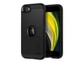 Miniatyrbild 3 av 5: Spigen Tough Armor - Baksidesskydd för mobiltelefon - polykarbonat, termoplastisk polyuretan (TPU) - svart - för Apple iPhone 7, 8, SE (andra generat