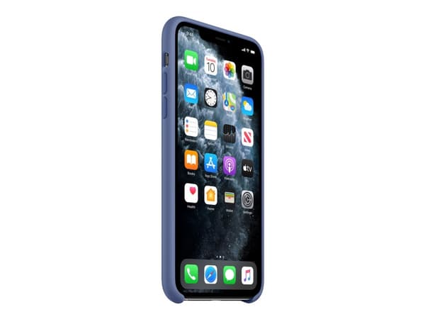Apple - Baksidedeksel for mobiltelefon - silikon - linblå - for iPhone 11 Pro Max