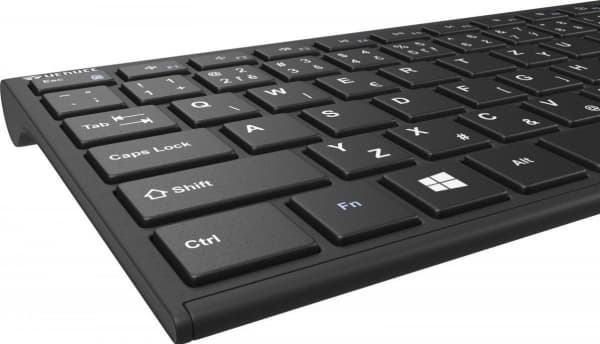 SLIM wireless keyboard YKB 2000 CSBK rechargeable battery