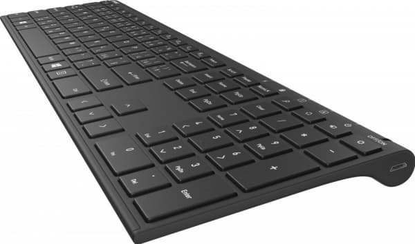 SLIM wireless keyboard YKB 2000 CSBK rechargeable battery