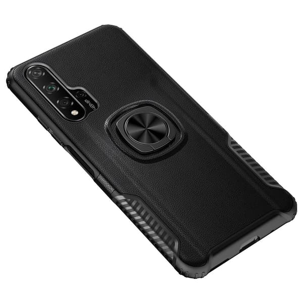 Huawei Nova 5T - Elegant Skal med Ringhållare