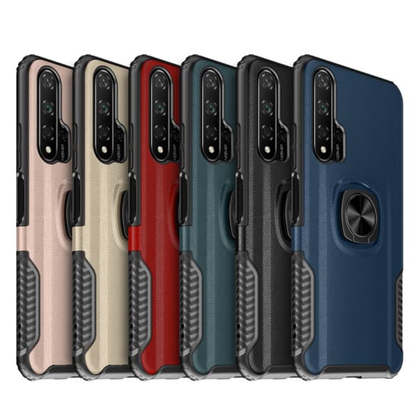 Huawei Nova 5T - Elegant Skal med Ringhållare
