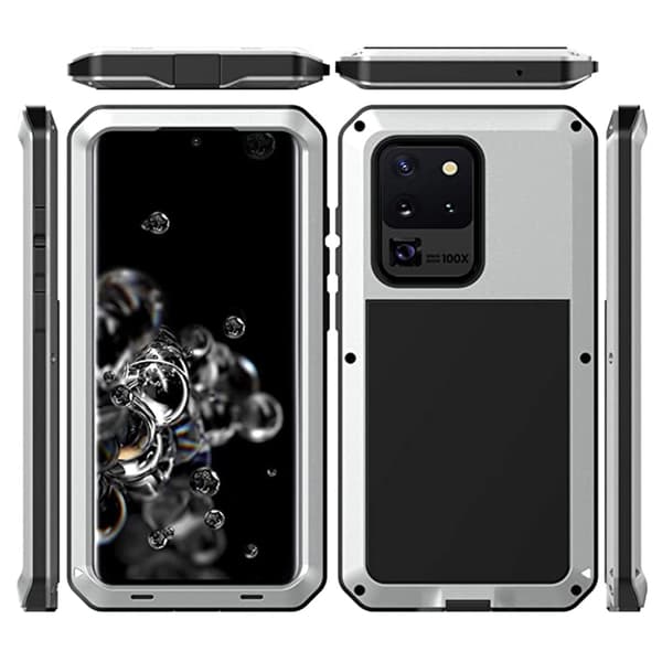 Samsung Galaxy S20 Ultra - Robust Heavy Duty Skal Silver