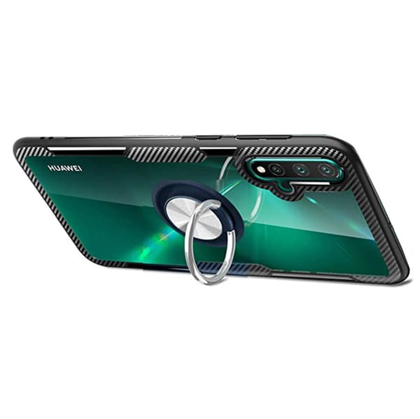 Smidigt Leman Skal med Ringhållare - Huawei Nova 5T