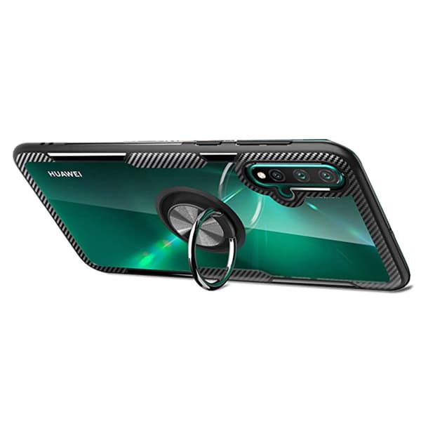Smidigt Leman Skal med Ringhållare - Huawei Nova 5T