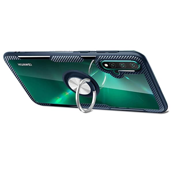 Smidigt Leman Skal med Ringhållare - Huawei Nova 5T