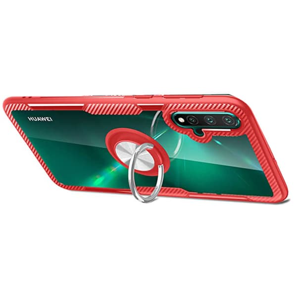 Smidigt Leman Skal med Ringhållare - Huawei Nova 5T