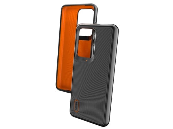 GEAR4 Battersea, Suojus, Samsung, Galaxy S20 Ultra 5G, 17,5 cm (6.9"), Musta, Oranssi