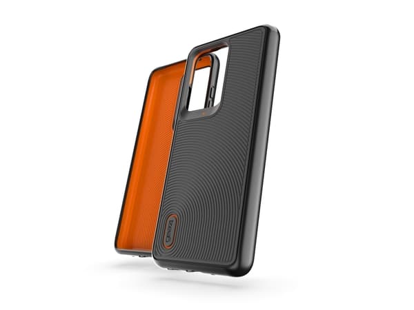 GEAR4 Battersea, Suojus, Samsung, Galaxy S20 Ultra 5G, 17,5 cm (6.9"), Musta, Oranssi
