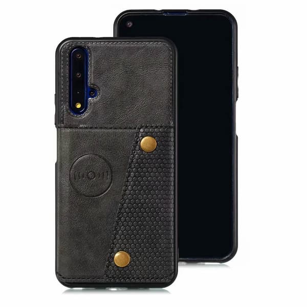 Huawei Nova 5T - Genomtänkt Skal med Kortfack