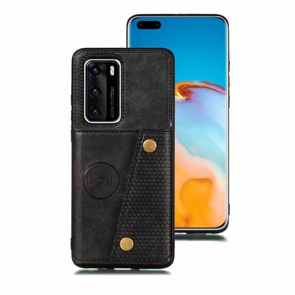 Huawei P40 Pro - Genomtänkt Skyddsskal med Kortfack