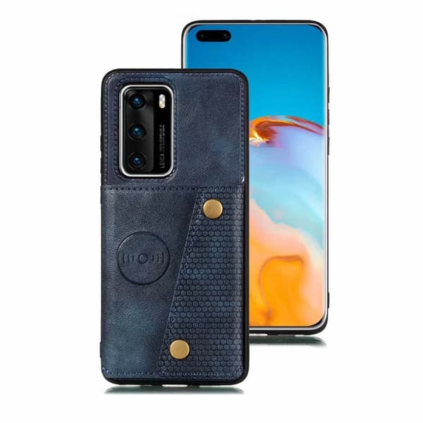 Huawei P40 Pro - Genomtänkt Skyddsskal med Kortfack