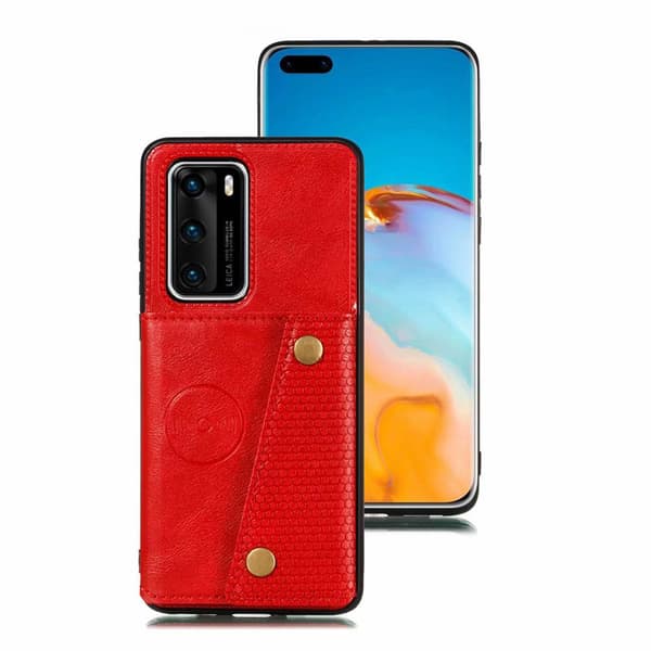 Huawei P40 Pro - Genomtänkt Skyddsskal med Kortfack